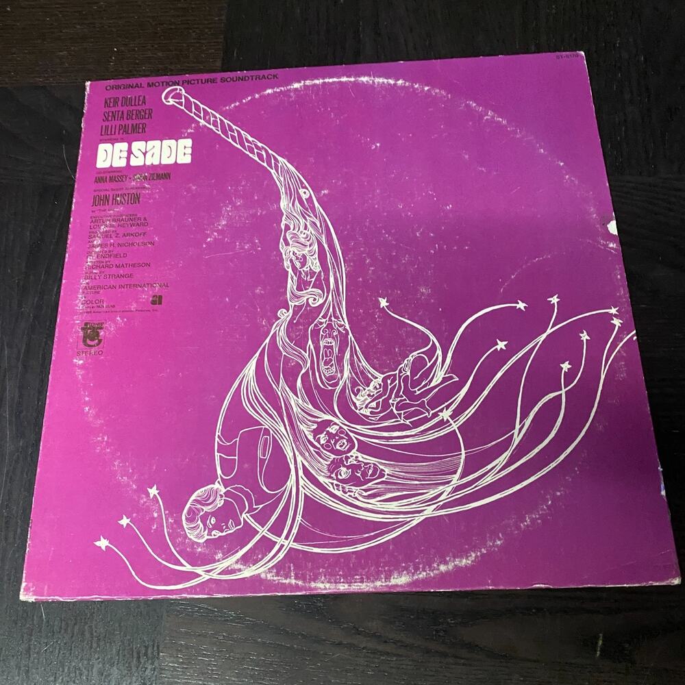 Billy Strange Orchestra - De Sade (Original Motion Picture Soundtrack) 1969 LP,